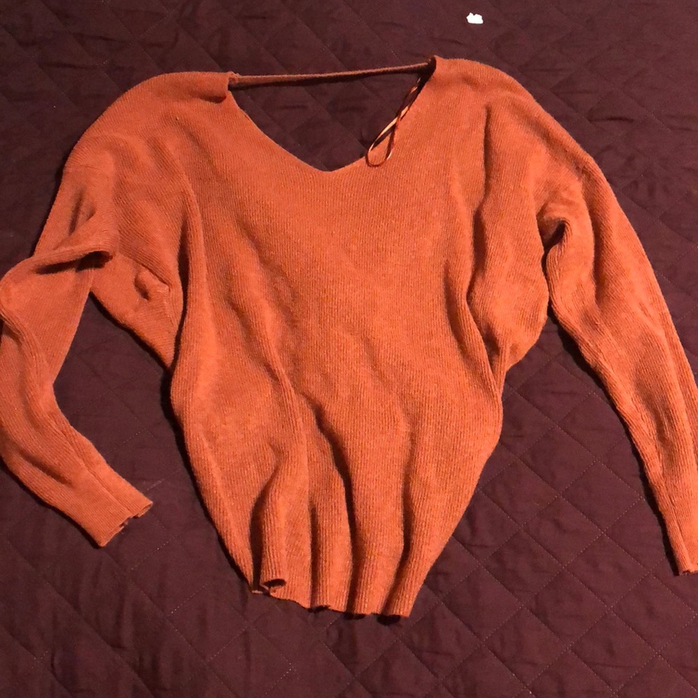 Brown sweater